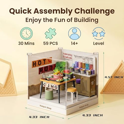 Hotpot Shop Super Miniature House Kit