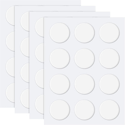Zonon 60 Pcs Double Sided Adhesive Dots Clear Glue Point Tape Stickers Balloon Glue Round Mini No Traces Adhesive Sticker Dot Sticker for Classroom Decor Craft DIY Office (1.57 Inch/ 40 mm)