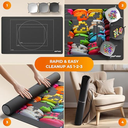 Jigsaw Puzzle Mat Roll Up