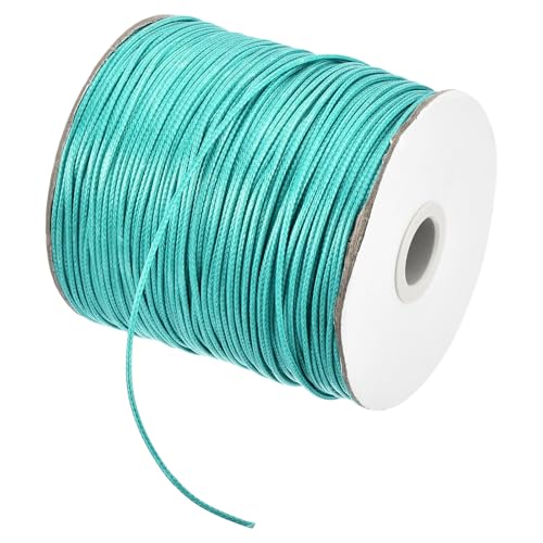 Waxed Cord 1.5mm Waxed Polyester Cord 175 Yard Wax String for Bracelet Making