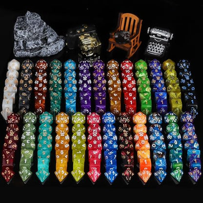 25 Sets Polyhedral Dice (175 Count)