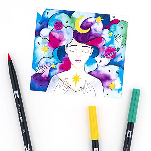 56188 Dual Brush Pen Art Markers (10 Count)