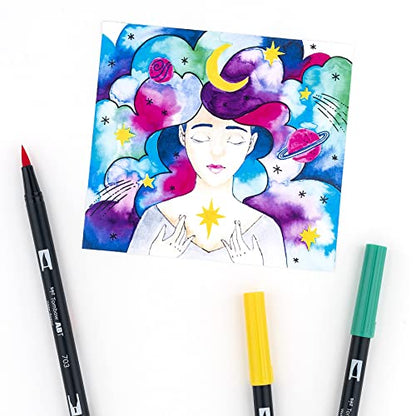 56188 Dual Brush Pen Art Markers (10 Count)