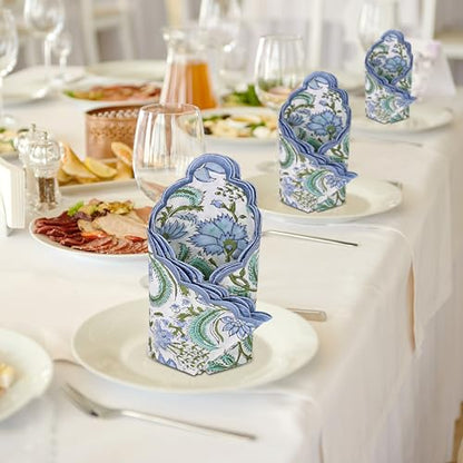 Hand Block Print Cloth Napkins (4 Count)