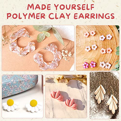 Flower Shape Polymer Clay Cutters Set