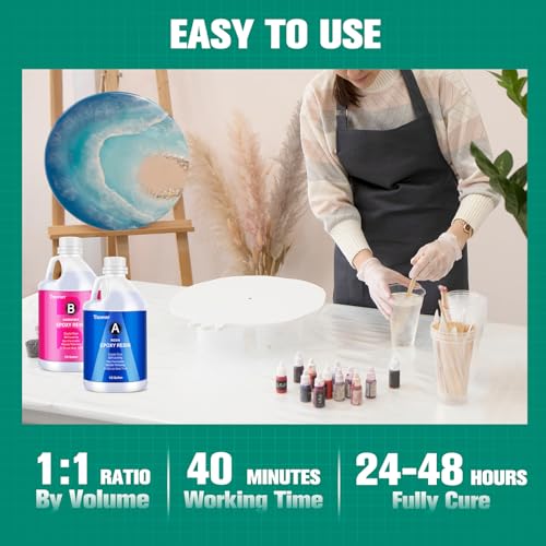 Epoxy Resin Crystal Clear (128 Fl Oz)
