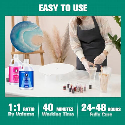 Epoxy Resin Crystal Clear (128 Fl Oz)