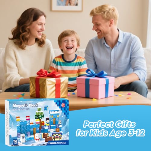 150Pcs 0.8in Magnetic Blocks (150 Count)