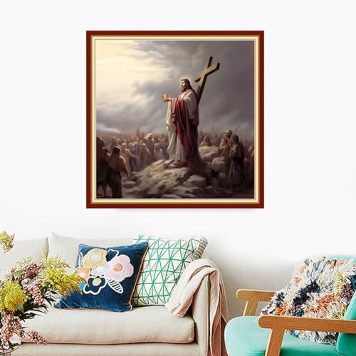 Stamped Cross Stitch Kits Full Range of Embroidery Needlework Starter Kits for Beginners Adults 11CT Embroidery Patterns Art Crafts DIY Needlepoint Kits