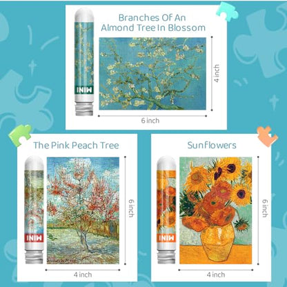 150 Mini Jigsaw Puzzles for Adults & Kids (3 Count)