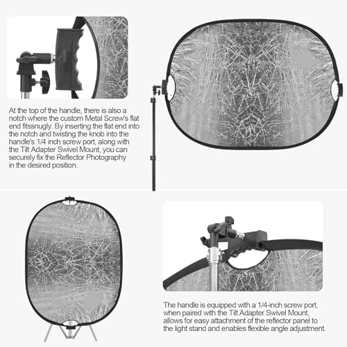 35x47in Reflector Photography with Tilt Adapter for Studio