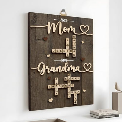 Personalized Family Scrabble Name Sign