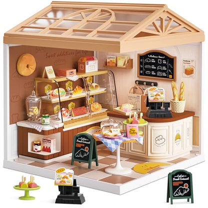 Bread Shop DIY Miniature House Kit for Adults