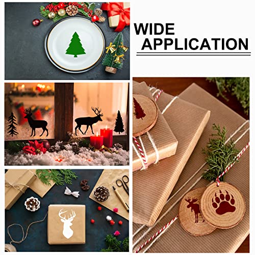 Small Stencils for Painting on Wood Burning Reusable (65 Count)
