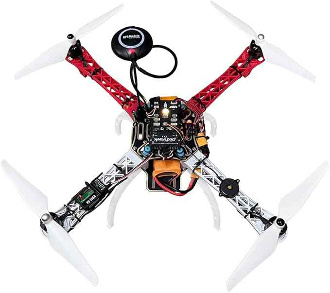 HAWK’S WORK F450 Drone Frame, 450mm Wheelbase Quadcopter Frame Kit with Landing Skid Gear (Standard)