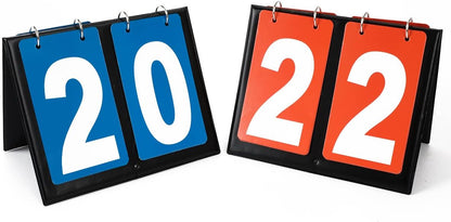 Portable Table Top Scoreboard Flipper, Multi Sports Score Flip Scoreboard Score Keeper