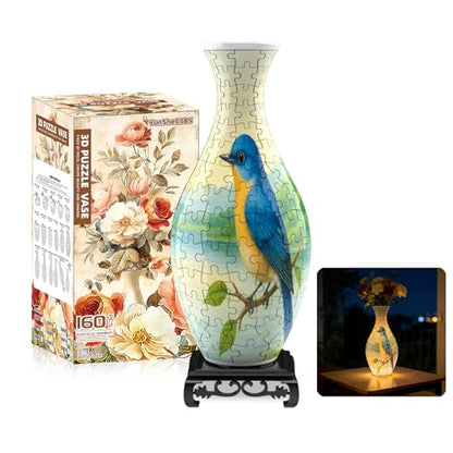 3D Puzzles Vase for Adults (160 Count)