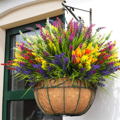 Artificial Lavender Plants with Mixed Color Flowers (24 Count)