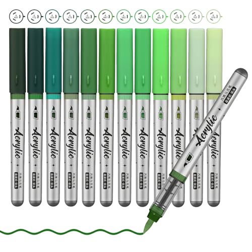 Green Acrylic Paint Pens