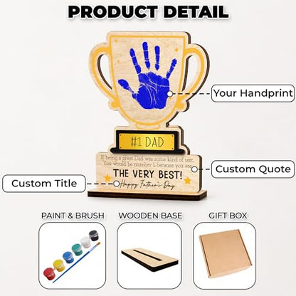 Personalized Fathers Day Trophy Gift