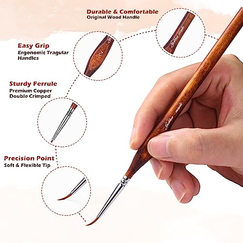 Miniature Model Paint Brushes
