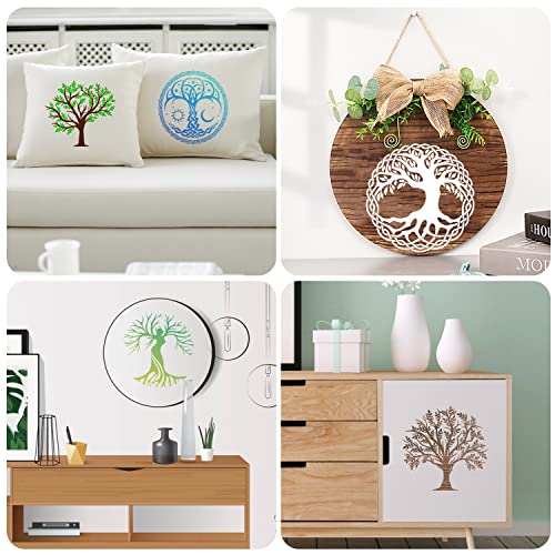 16 Pack Tree of Life Stencils (16 Count)