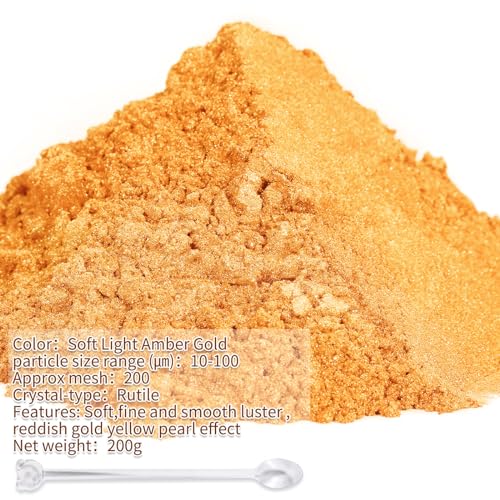 Mica Powder 7.05OZ（200g） (7.0548 Ounce)