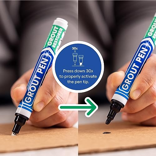 Grout Pen Black Tile Grout Paint Marker (2 Count)