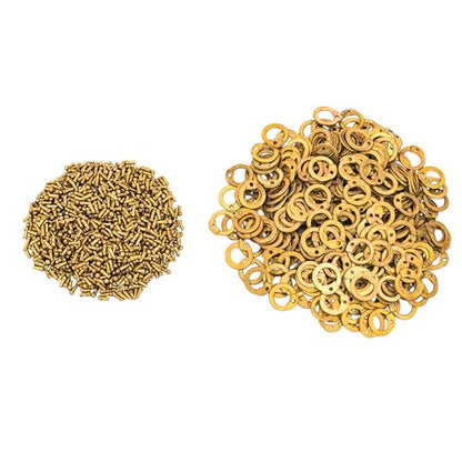 200G 1Kg Chainmail Loose Rings for Armor Crafting Perfect for DIY Chainmail Projects & Armor Repairs (1600 Count)