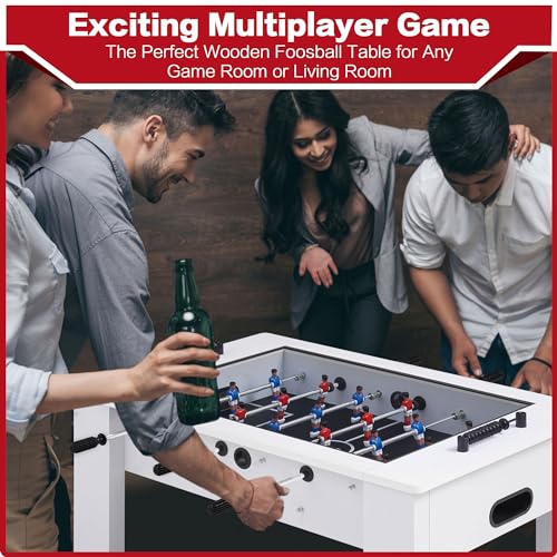 Foosball Coffee Table with 2 Balls