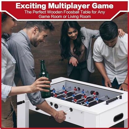 Foosball Coffee Table with 2 Balls