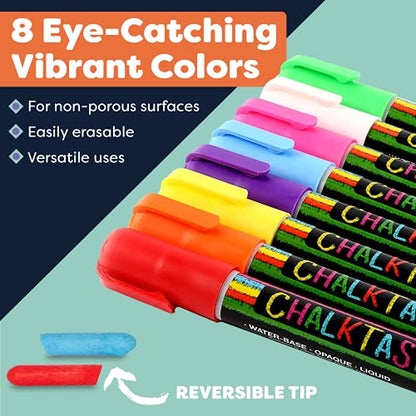 Chalkboard Markers Set of 8 Washable (8 Count)