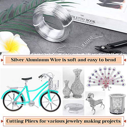 18 Gauge Aluminum Craft Wire Jewelry Making (328 Foot)