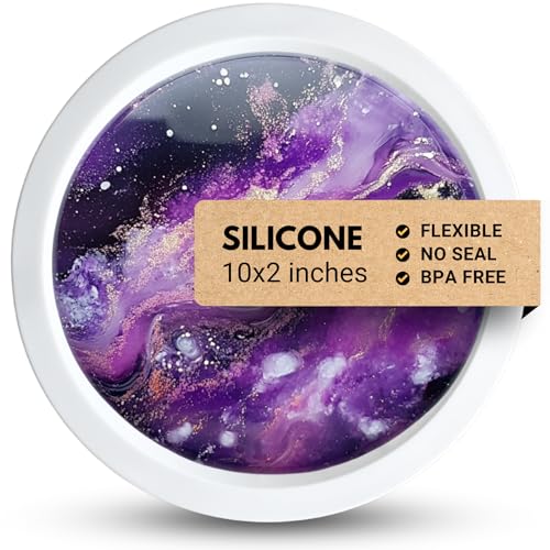 Premium Round Resin Table Silicone Mold 10"x2"