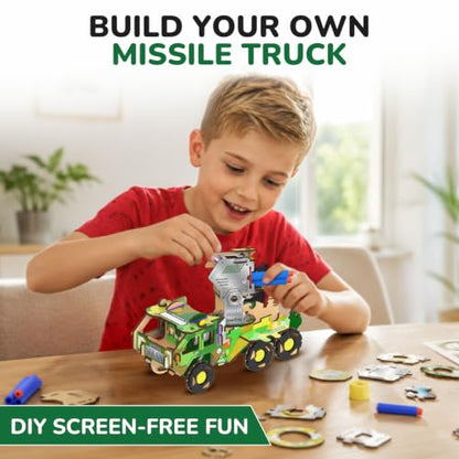 DIY Military Vehicle Truck Toy for Kids 8