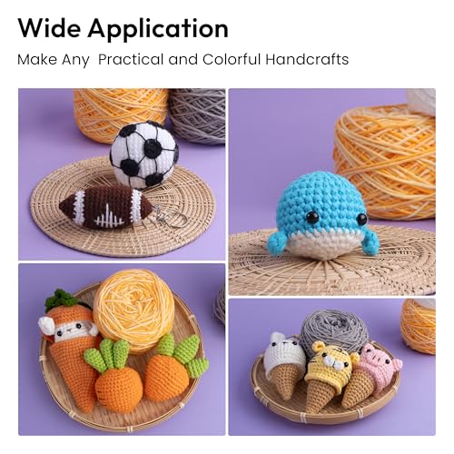 Electric Yarn Winder Crochet Tool Kit with 8pcs Hook for Beginners