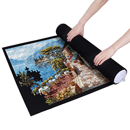1500 Piece Jigsaw Puzzle Mat Roll Up with Drawstring Storage Bag