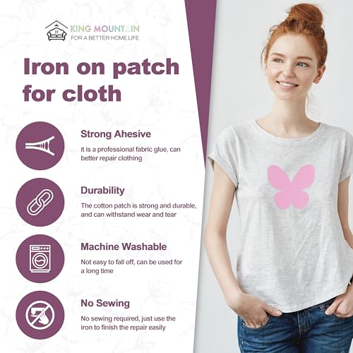 Iron on Patches for Clothes (20 Count)
