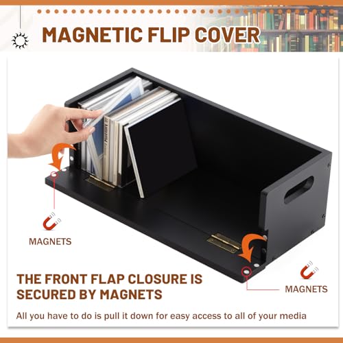 2 Set Wooden CD Storage Box (2 Count)