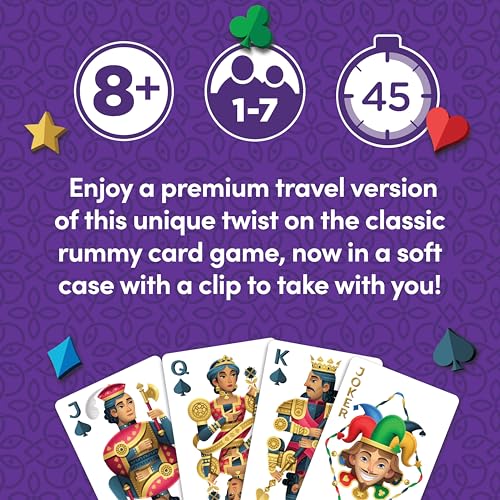 Five Crowns Travel Case Rummy Style Card Game for Kids