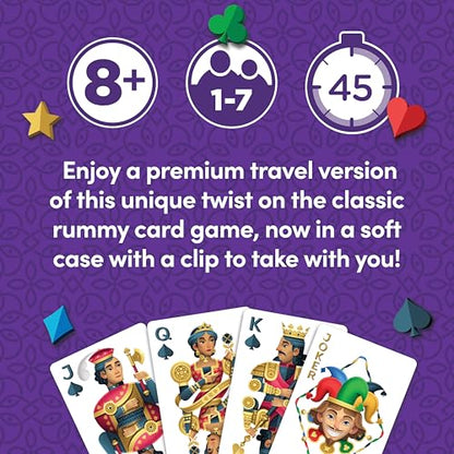 Five Crowns Travel Case Rummy Style Card Game for Kids
