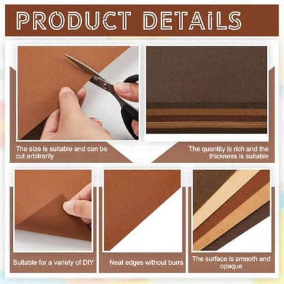 100 Sheets 5 Shades Cardstock Paper (100 Count)