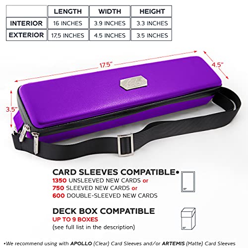 Purple Quiver Card Carrying Case