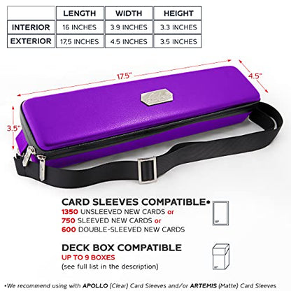 Purple Quiver Card Carrying Case