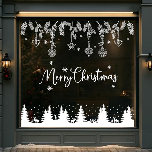 Christmas Window Stencils Christmas Stencils for Crafts Reusable (9 Count)