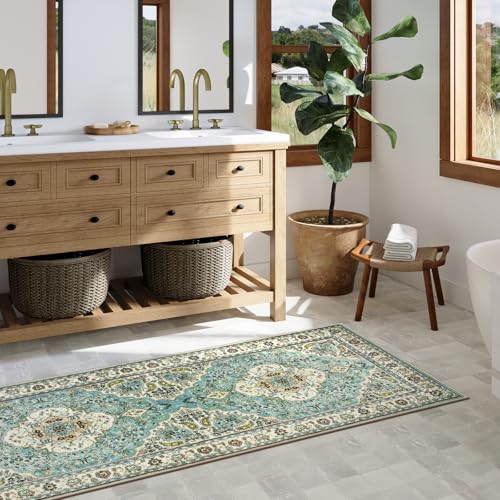 Felice Floral Medallion Runner Rug
