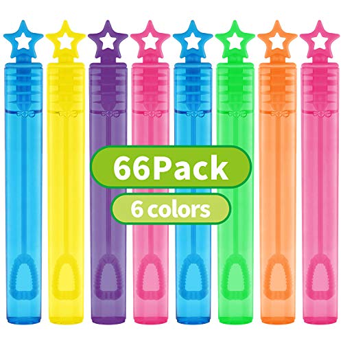 66 Pieces Mini Bubble Wands (66 Count)