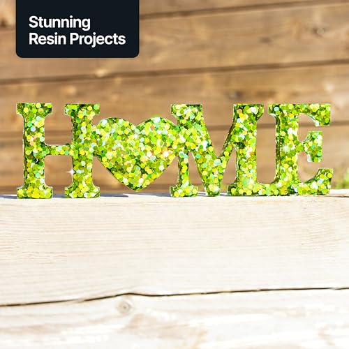 Craft Glitter Shaker Lime Green Holographic 110g Super Chunky (3.9 Ounce)