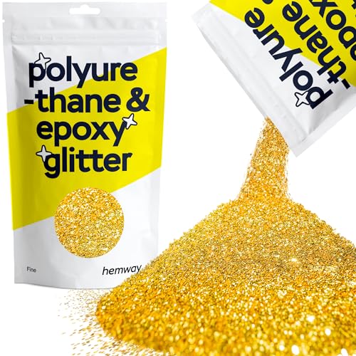 Resin Glitter Gold 100g Fine Polyurethane & Epoxy Glitter (3.5274 Ounce)