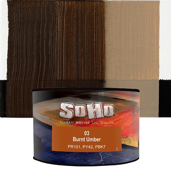 Oil Paint Burnt Umber (14.54 Fl Oz)